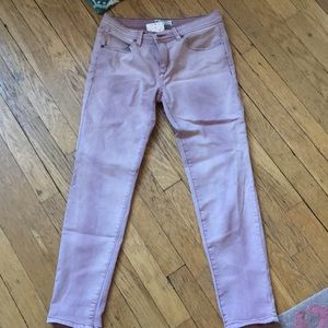 Free People blush ankle skinny jean
